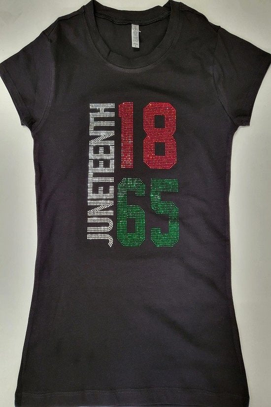 Juneteenth 1865 Rhinestone Shirt