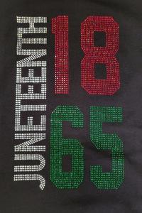 Juneteenth 1865 Rhinestone Shirt