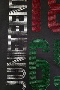 Juneteenth 1865 Rhinestone Shirt